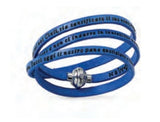 Bracciale pelle padre nostro Amen