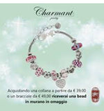 Bracciale snake in argento Charmant