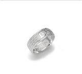 Anello "Ave Maria" argento sottile in sardo Amen